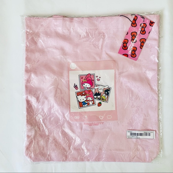 Sanrio Hello Kitty and Friends Pink Canvas Tote Bag - Picture 6 of 8